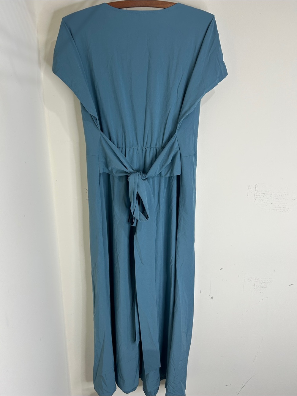 NWT HALARA Breezeful Midi Casual Dress Stone Blue Size XL - Picture 8 of 15
